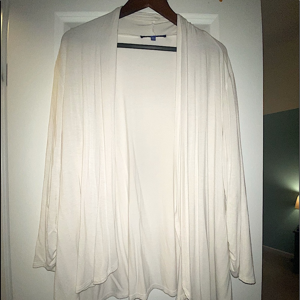 White Flowy Cardigan